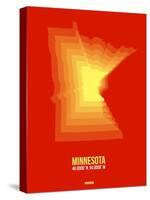 Minnesota Radiant Map 2-NaxArt-Stretched Canvas