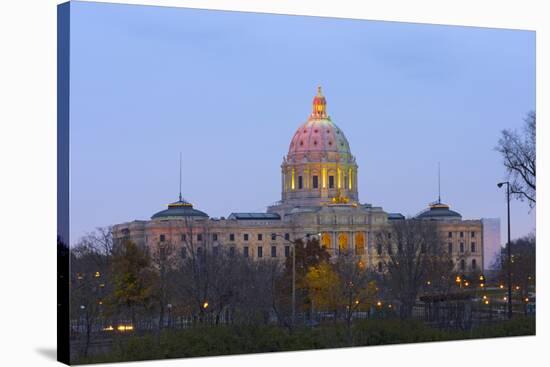 Minnesota State Capitol at Dusk-jrferrermn-Stretched Canvas