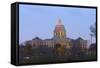 Minnesota State Capitol at Dusk-jrferrermn-Framed Stretched Canvas