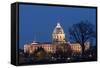 Minnesota State Capitol at Night-jrferrermn-Framed Stretched Canvas