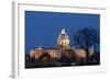 Minnesota State Capitol at Night-jrferrermn-Framed Photographic Print