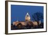 Minnesota State Capitol at Night-jrferrermn-Framed Photographic Print
