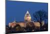 Minnesota State Capitol at Night-jrferrermn-Mounted Photographic Print