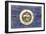 Minnesota State Flag - Barnwood Painting-Lantern Press-Framed Art Print