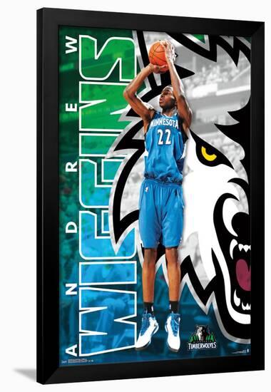 Minnesota Timberwolves - A Wiggins 14-null-Framed Poster