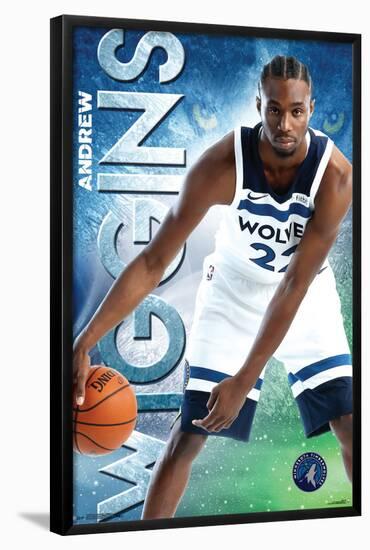 Minnesota Timberwolves - Andrew Wiggins-null-Framed Poster