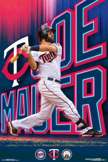 Minnesota Twins- Joe Mauer 2016-null-Lamina Framed Poster