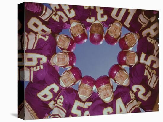 Minnesota Vikings Football Team-Eliot Elisofon-Stretched Canvas