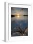 Minnesota, Voyageurs National Park. Sunset on Kabetogama Lake, Voyageurs National Park-Judith Zimmerman-Framed Photographic Print
