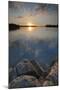 Minnesota, Voyageurs National Park. Sunset on Kabetogama Lake, Voyageurs National Park-Judith Zimmerman-Mounted Photographic Print