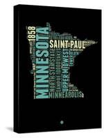 Minnesota Word Cloud 1-NaxArt-Stretched Canvas