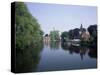 Minnewater, Lake of Love, Bruges, Belgium-Roy Rainford-Stretched Canvas