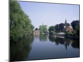 Minnewater, Lake of Love, Bruges, Belgium-Roy Rainford-Mounted Photographic Print