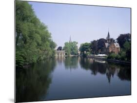 Minnewater, Lake of Love, Bruges, Belgium-Roy Rainford-Mounted Photographic Print