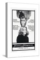 MINNIE AND MOSKOWITZ, US poster, from top: Seymour Cassel, Gena Rowlands, 1971-null-Stretched Canvas