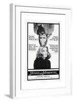 MINNIE AND MOSKOWITZ, US poster, from top: Seymour Cassel, Gena Rowlands, 1971-null-Framed Art Print