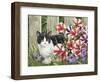Minnie in the Petunias-William Vanderdasson-Framed Giclee Print