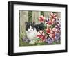 Minnie in the Petunias-William Vanderdasson-Framed Giclee Print