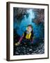 Minnow Caves and Scuba Diver, Key Largo, Florida, USA-Michele Westmorland-Framed Photographic Print