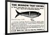 Minnow That Swims-null-Framed Art Print