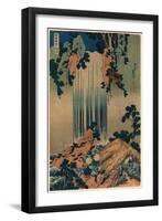 Mino No Kuni Yoro No Taki-Katsushika Hokusai-Framed Premium Giclee Print