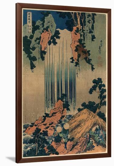 Mino No Kuni Yoro No Taki-Katsushika Hokusai-Framed Giclee Print