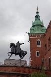 Brick Wall of Tower in Wawel-Mino-Photographic Print