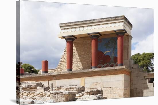 Minoan Palace, Palace of Knossos, North Entrance-Markus Lange-Stretched Canvas