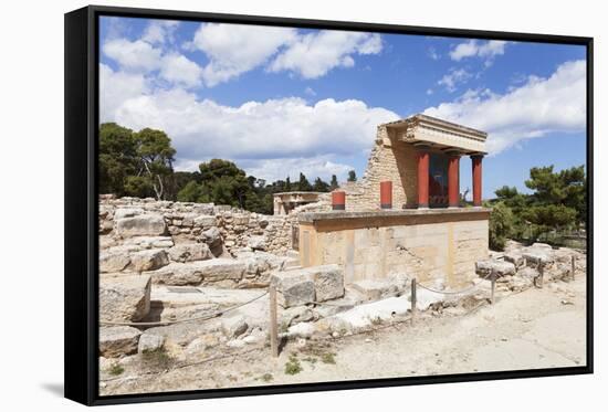 Minoan Palace, Palace of Knossos, North Entrance-Markus Lange-Framed Stretched Canvas