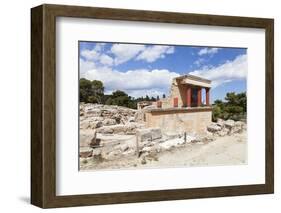 Minoan Palace, Palace of Knossos, North Entrance-Markus Lange-Framed Photographic Print