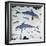 Minoan Wall-Painting of Dolphins-CM Dixon-Framed Giclee Print