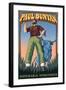 Minocqua, Wisconsin - Paul Bunyan-Lantern Press-Framed Art Print