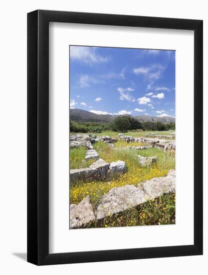 Minoian Palace, Excavation Site, Malia, Heraklion, Crete Island, Crete, Greece-Markus Lange-Framed Photographic Print