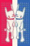 Standing Dogs-Minoji-Poster