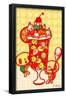 Minoji Turtle Sundae-null-Framed Poster