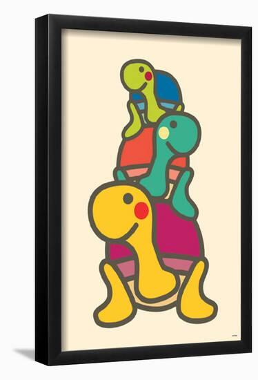 Minoji Turtle Totem-null-Framed Poster