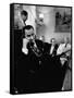 Minority Leader Lyndon B. Johnson on the Telephone-null-Framed Stretched Canvas