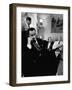 Minority Leader Lyndon B. Johnson on the Telephone-null-Framed Photographic Print