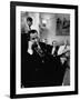 Minority Leader Lyndon B. Johnson on the Telephone-null-Framed Photographic Print