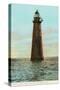 Minot Ledge Lighthouse, Boston, Mass.-null-Stretched Canvas