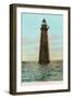 Minot Ledge Lighthouse, Boston, Mass.-null-Framed Art Print