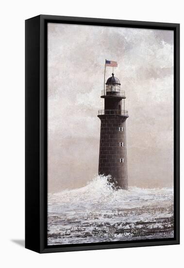 Minot's Light-David Knowlton-Framed Stretched Canvas