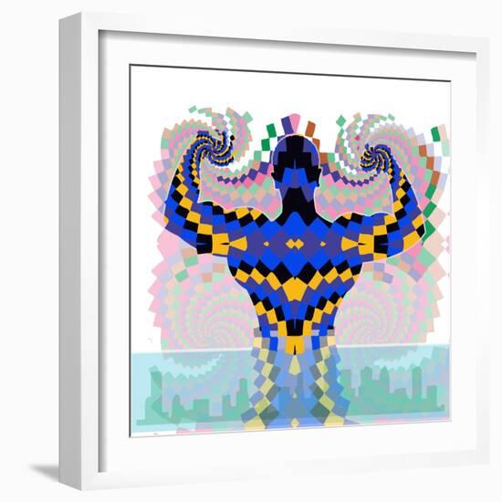 Minotaur 1-Teofilo Olivieri-Framed Giclee Print