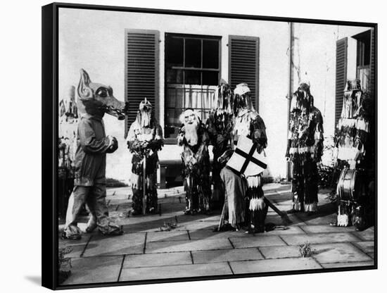 Minstead Mummers-null-Framed Stretched Canvas