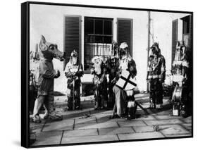 Minstead Mummers-null-Framed Stretched Canvas