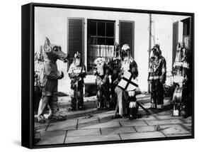Minstead Mummers-null-Framed Stretched Canvas