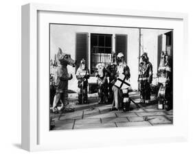 Minstead Mummers-null-Framed Art Print