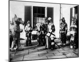 Minstead Mummers-null-Mounted Art Print