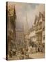 Minster Street, Salisbury-Thomas Shotter Boys-Stretched Canvas