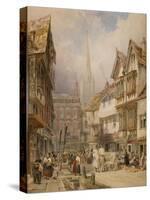 Minster Street, Salisbury-Thomas Shotter Boys-Stretched Canvas